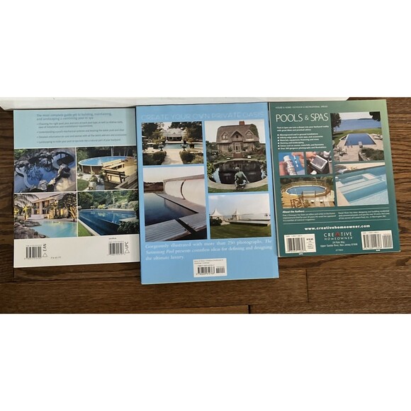Lot of 3 Swimming Pool & Spas Books Inspiration Designs Building Landscaping - Picture 4 of 4